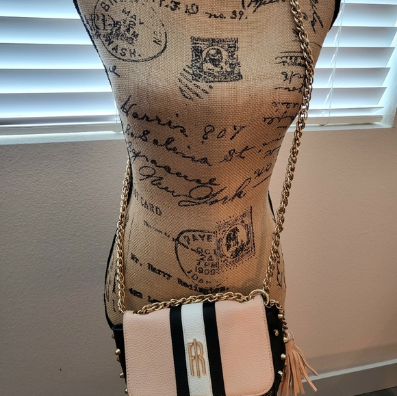 Francomina  leather gold chain bag - Picture 3 of 16